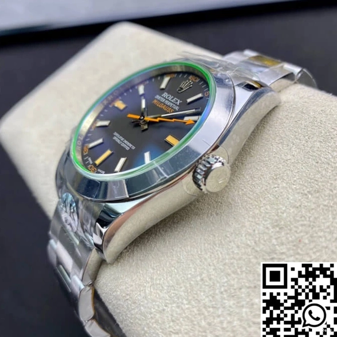 116400GV Black Factory Rolex Milgauss AR Dial 0721